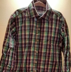Little Boys Isacc Mizrahi Plaid Shirt